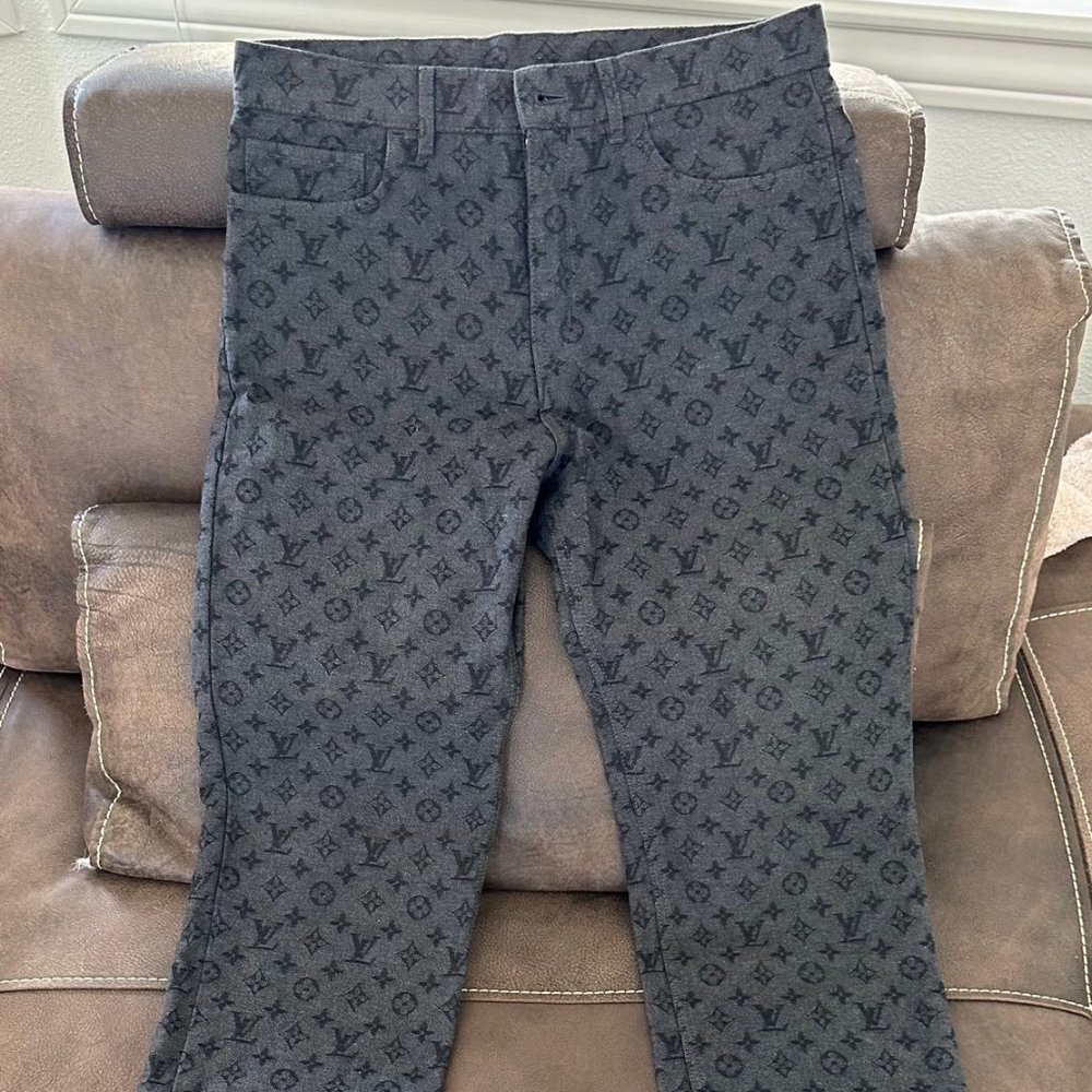 LOUIS VUITTON X NBA 2021 Straight-Leg Jeans